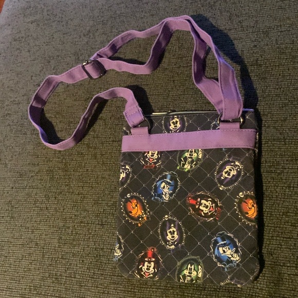 Disney Parks Mickey and Friends Halloween Haunted Mansion Crossbody Bag - Picture 1 of 8